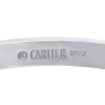 カルティエ ラブブレスレット メンズ レディース K18WG ホワイトゴールド バングル ジュエリー アクセサリー CARTIER B6005600