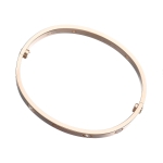カルティエブレスレット ラブブレス ハーフダイヤ ダイヤモンド 0.42ct K18PGピンクゴールド B6036017 Cartier ジュエリー LOVEブレス