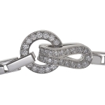 カルティエダイヤネックレス 750WG アグラフ N7023500 ダイヤチョーカー ホワイトゴールドネックレス Cartier