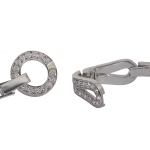 カルティエダイヤネックレス 750WG アグラフ N7023500 ダイヤチョーカー ホワイトゴールドネックレス Cartier