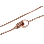 カルティエ Cartier ジュエリー レディース LOVE ベビーラブネックレス K18YG 750 ピンクゴールド B7212400