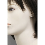 カルティエピアス Cartier  ミニラブピアス Ｋ１８ＷＧ ミニラブイヤリングB8028900