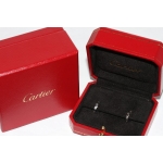 カルティエピアス Cartier  ミニラブピアス Ｋ１８ＷＧ ミニラブイヤリングB8028900
