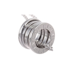 ブルガリネックレス B-zero1 ビーゼロワン K18WG CN851448 BVLGARI B.zero1 ペンダント ジュエリー