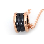 ブルガリネックレス アクセサリー レディース NPG&BK CERAMIC BZ1 CL855762 ビーゼロワン ブラックセラミック/ピンクゴールド