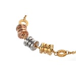 ブルガリ BVLGARI B-ZERO1 スリーエレメント ブレスレット 750WG YG PG K18 ビーゼロワン BR853666 ジュエリー・アクセサリー ブレスレット・バングル