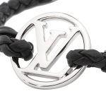 ルイヴィトン ブレスレット アクセサリー メンズ LOUIS VUITTON M6188 ブラック シルバー