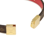 LOUIS VUITTONルイ・ヴィトン ブレスレット アクセサリー レディース ルイヴィトン M6268 ブラウン ゴールド レッド