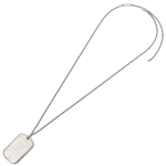 ルイ・ヴィトンネックレス  LOUIS VUITTON アクセサリー メンズ ルイヴィトン M62484 シルバー