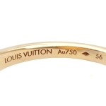 LOUIS VUITTON(ルイヴィトン) リング バーグ サン ブロッサム ナクレ Q9J24B PG ピンクゴールド ホワイトマザーオブパール モノグラムフラワー 指輪 花