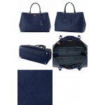 プラダハンドバッグ SAFFIANO LUXロゴプレート付きビジネス BN1844 SAF.LUX BLUETTE 