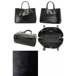 プラダ SAFFIANO LUX サフィアーノ ハンドバッグ トートバッグ 型押しレザー レッド ゴールド金具 キーリング BN1844 2AO6 002