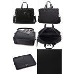 PRADA プラダ ブリーフケース V407S ビジネスバッグ ナイロン×レザー ブラック