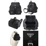 プラダ PRADA バッグ VERA BACKPACK バックパック リュック ブラック 1BZ811 V44 F0002 NERO