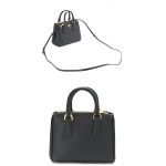 プラダハンドバッグ PRADA BN2842 NZV F0002 バッグ サフィアーノ ルクス SAFFIANO LUX レディース NERO(ネロ) ブラック 黒 ショルダーバッグ ミニバッグ パーティバッグ 2way 三角ロゴ キ