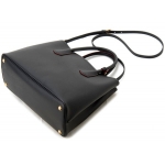 PRADA プラダ 2WAY ダブルバッグ トートバッグ サフィアーノ BN2775 ブラック 黒 レッド 赤 ロゴ レディース ブランド