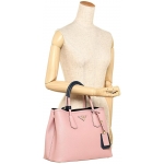 プラダトートバッグ レディース PRADA 1BG775 2A4A F0776 ピンク ネイビー