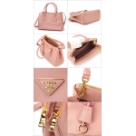 プラダ PRADA　ガレリア 2WAY ショルダーバッグ BN2316 ピンク サフィアーノ レディース ハンドバッグ