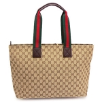 グッチ GUCCI トートバッグ マザーズバッグ ベビーマット付き GG柄キャンバス ベージュ×ダークブラウン 155524 F4FOR 9791