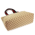 グッチ GUCCI トートバッグ マザーズバッグ ベビーマット付き GG柄キャンバス ベージュ×ダークブラウン 155524 F4FOR 9791