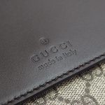 GUCCI ショルダーバッグ 353430 KGDIG 8588 メッセンジャー GGスプリーム キャンバス PVC ベージュ×ダークブラウン