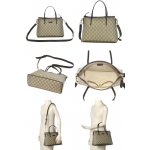 グッチ GUCCI トートバッグ 353440 KGDHG 9643 GG SUPREME SELLERIA GGスプリームキャンバス ダークブラウン ブランド