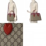グッチ  GUCCI 2WAY トートバッグ ショルダーバッグ レディース GGキャンバス ベージュ A4サイズ 収納可能 409534 KLQHG 8526