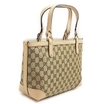 グッチ (Gucci) GGキャンバス ハンドバッグ 269878 ベージュ ベージュ×サンド 269878 F4CMG 9782