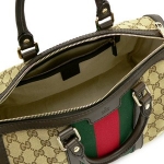 グッチ GUCCI GGキャンバス 2WAY ハンドバッグ ミニボストンバッグ ウェブ レザー ベージュ ブラック 247205 FWCZG 9791