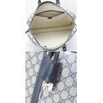 グッチ 201480 KGDHN 4075 GGスプリーム ブリーフケース BEIGE/BLU+BLU メンズ