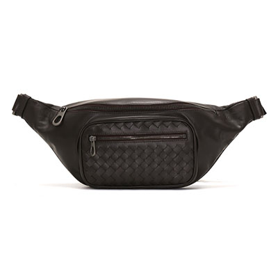 ボッテガヴェネタ BOTTEGA VENETA ウエストバッグ イントレチャート 【INTRECCIATO】 モロブラウン 222310 VQ121 1375 メンズ