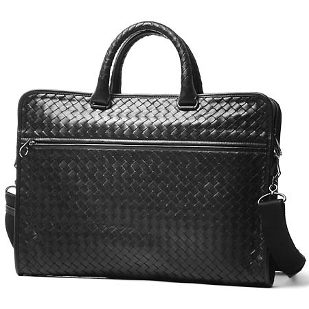 ボッテガヴェネタ BOTTEGA VENETA レザーブリーフケース（2WAY仕様） ブラック 248395 vq131 1000ssメンズ
