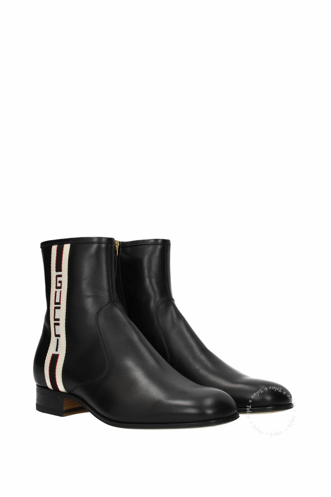 グッチシューズ GUCCI レザーアンクルブーツ 523289