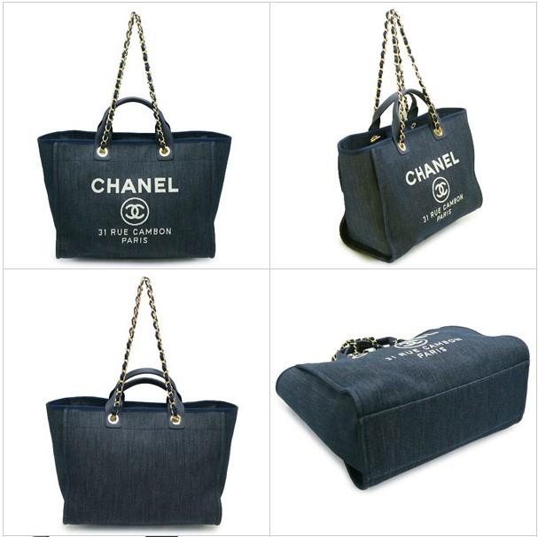 シャネル CHANEL チェーン A66941 DENIMトートバッグ ショルダーバッグ