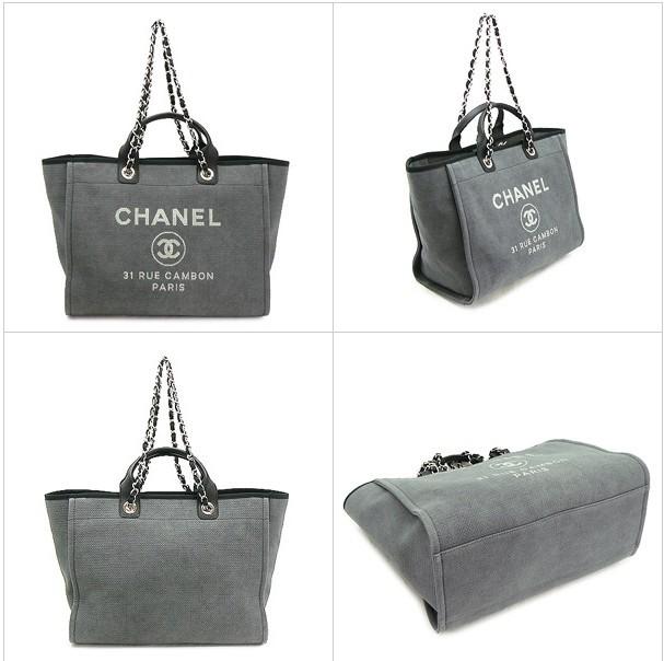 シャネル CHANEL チェーンA66941 GREY トートバッグ  ショルダーバッグ