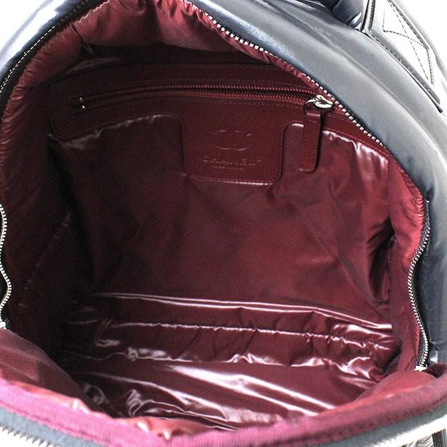 CHANEL シャネル マトラッセ コココクーン バックパック 黒 A92559 レディース ナイロン/レザー リュック・デイパック