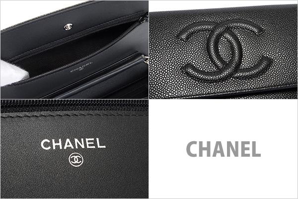 シャネル CHANELバッグ レディース チェーンウォレット 財布 ショルダーバッグ チェーンバッグ ブラック A48654 BLACK