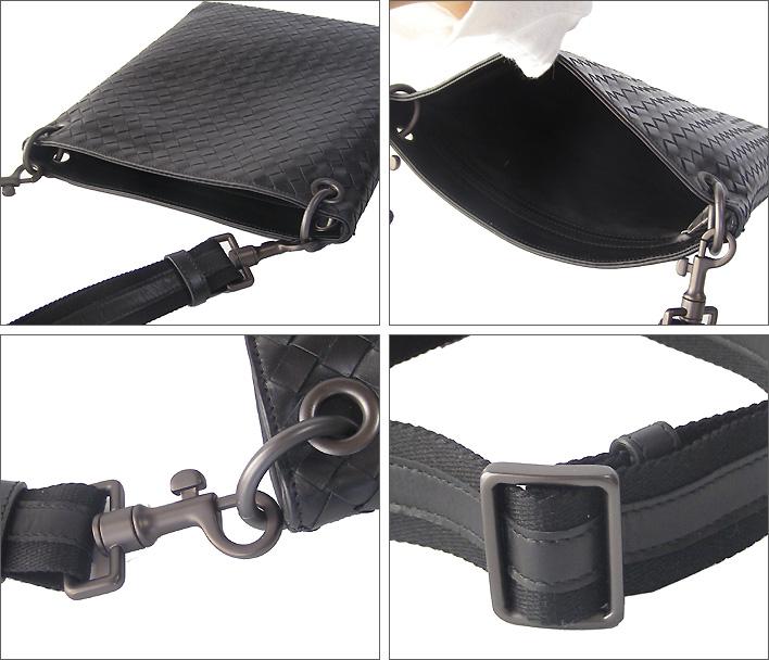 BOTTEGA VENETAバッグ ボッテガヴェネタ ショルダーバッグ 斜め掛け 黒 ブラック 172736 V465C 1000