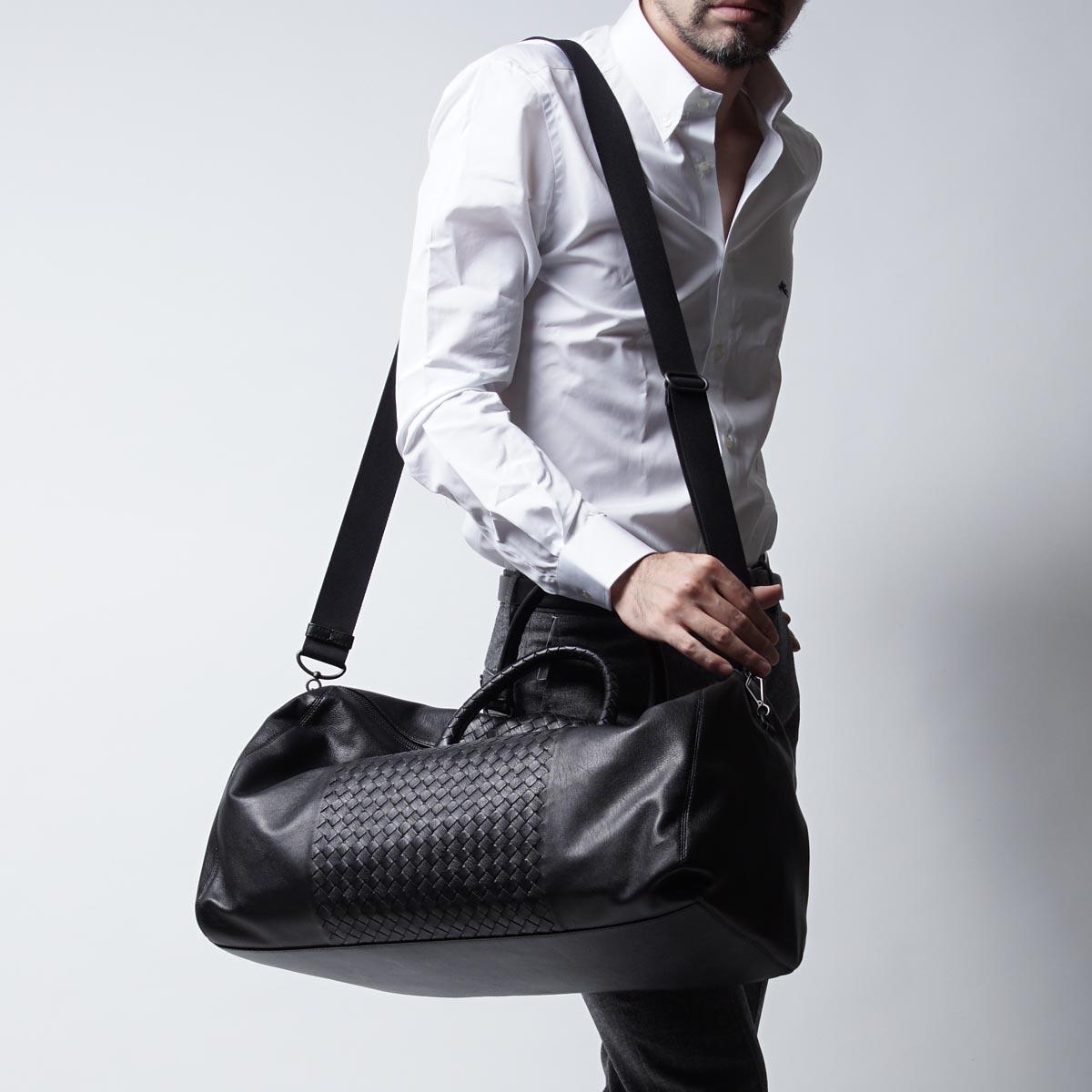 ボッテガヴェネタBOTTEGA VENETA ボストンバッグ(2WAY仕様) NAPPA NERO ブラック系 358958 vakh1 1000 メンズ
