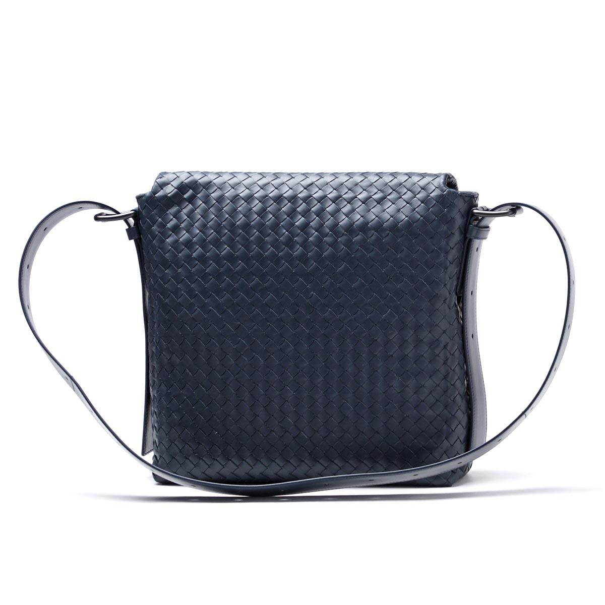 ボッテガヴェネタ BOTTEGA VENETA  ショルダーバッグ LEGGERO プリュッセ ブルー系 406275 vq131 4058 メンズ