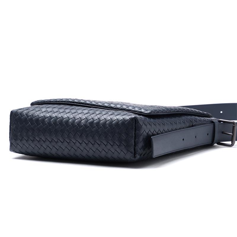ボッテガヴェネタ BOTTEGA VENETA  ショルダーバッグ LEGGERO プリュッセ ブルー系 406275 vq131 4058 メンズ