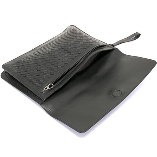 ボッテガヴェネタ BOTTEGA VENETA ドキュメントケースセカンドバッグ イントレチャート 【INTRECCIATO】 ブラック 327229 VAHG2 1000 メンズ