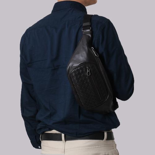 ボッテガヴェネタ BOTTEGA VENETA ウエストバッグ イントレチャート 【INTRECCIATO】 モロブラウン 222310 VQ121 1375 メンズ