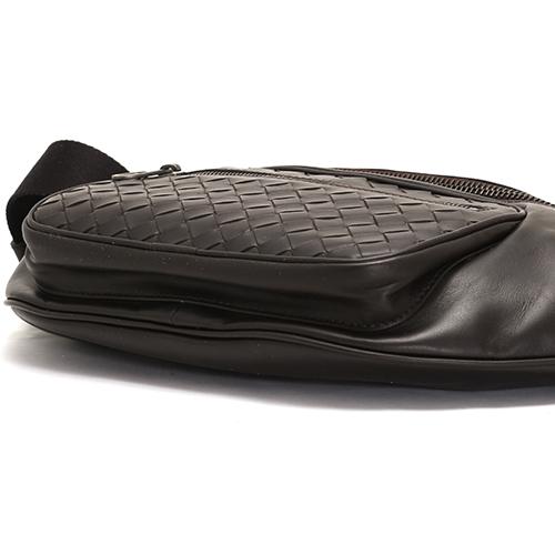 ボッテガヴェネタ BOTTEGA VENETA ウエストバッグ イントレチャート 【INTRECCIATO】 モロブラウン 222310 VQ121 1375 メンズ