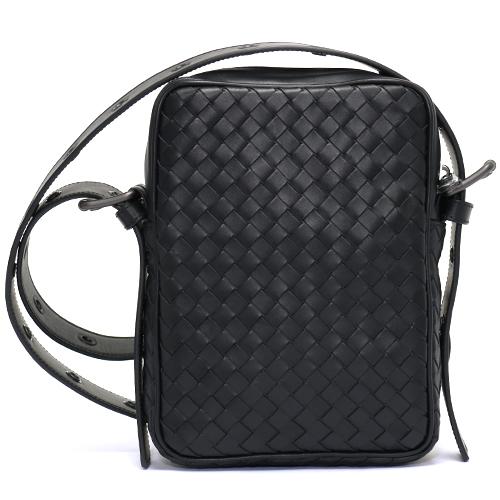 ボッテガヴェネタ BOTTEGA VENETA ショルダーバッグ イントレチャート ブラック 163313 V4651 1000 メンズ レディース
