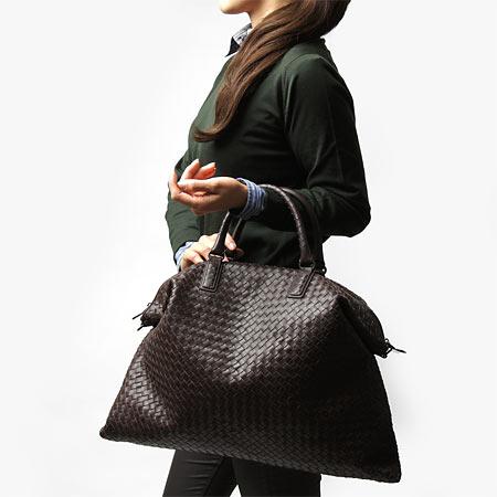 ボッテガヴェネタBOTTEGA VENETA レザートートバッグ（２ＷＡＹ仕様）ブラウン193785 v0016 2072 メンズ&レディース