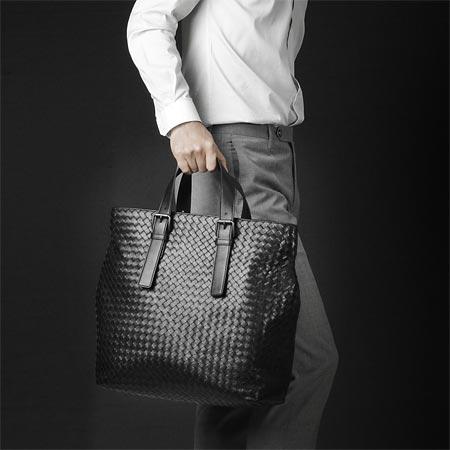ボッテガヴェネタBOTTEGA VENETA レザートートバッグ ブラック169612 vq131 1000 メンズ&レディース