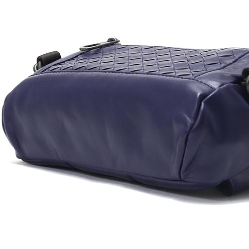 ボッテガヴェネタ BOTTEGA VENETA ウエストバッグ イントレチャート 【INTRECCIATO】 アトランティックブルー 368899 VQ121 4169 メンズ