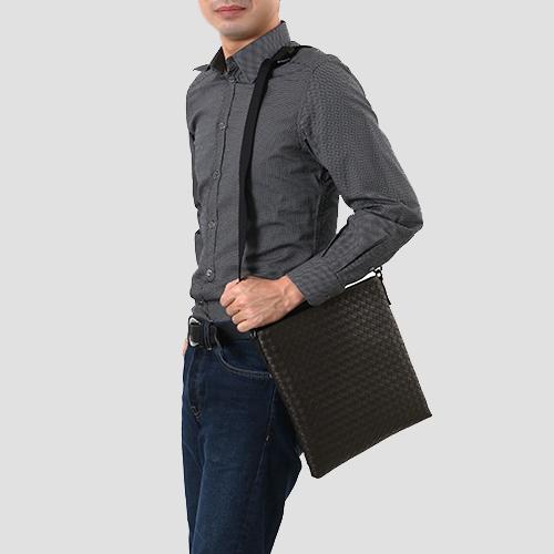 ボッテガヴェネタ BOTTEGA VENETA ショルダーバッグ イントレチャート 【INTRECCIATO】 ダークブラウン 276357 V465C 2078 メンズ