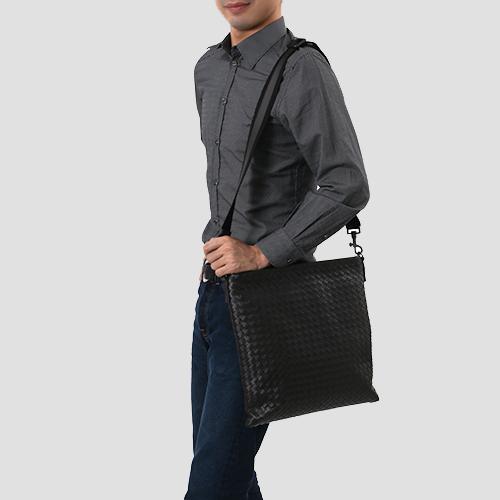 ボッテガヴェネタ BOTTEGA VENETA ショルダーバッグ イントレチャート 【INTRECCIATO】 ダークブラウン 276356 V465C 2078 メンズ
